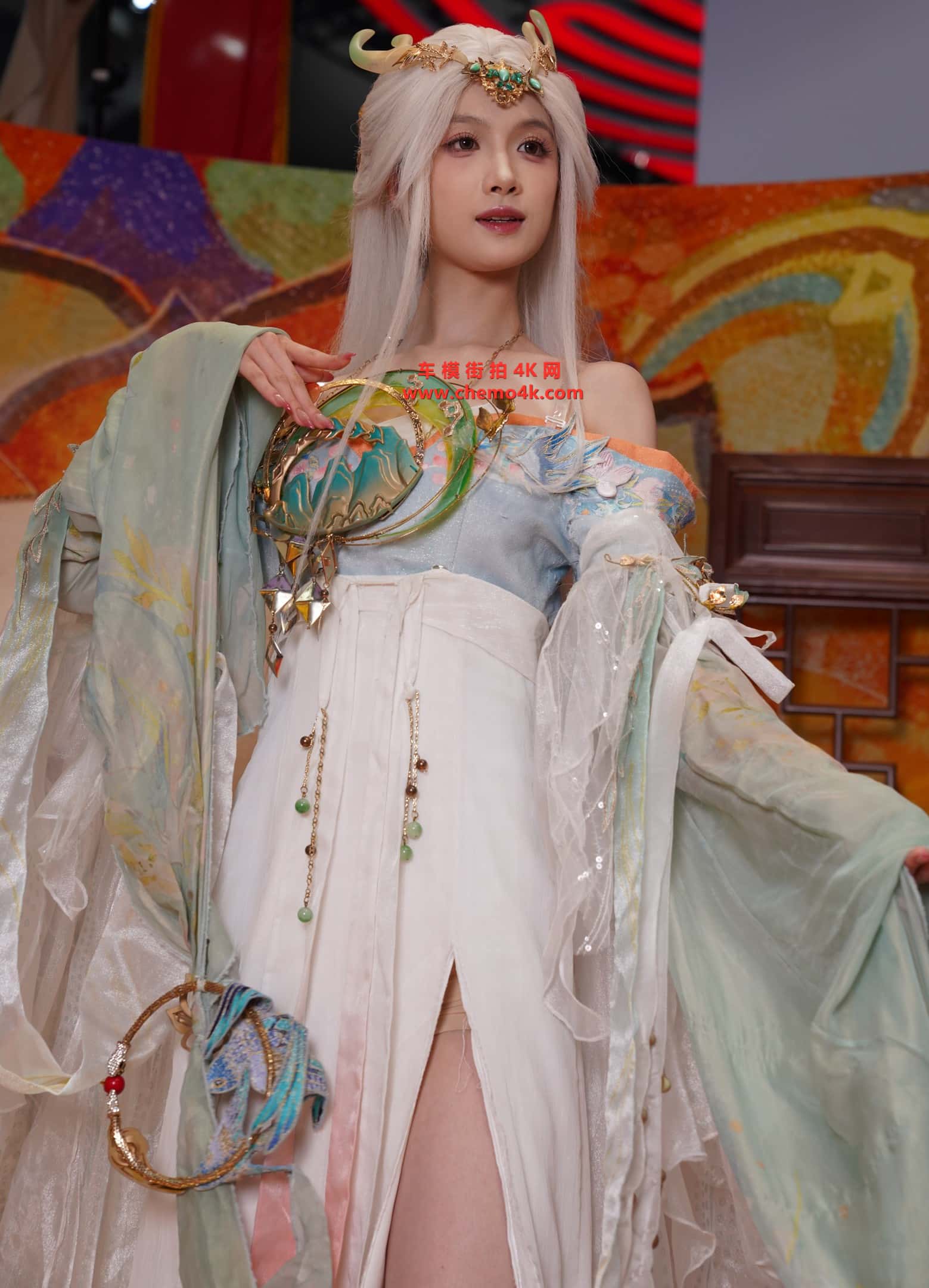 百万粉丝网红琳园长上海ChinaJoy逆水寒展台拍摄花絮照片,性感抹胸露背开叉裙,光脚高跟,单张30M+,放大可看清肌肤纹理,高清8K分辨率原图无修生图下载 百万粉丝网红琳园长上海ChinaJoy逆水寒展台拍摄花絮照片,性感抹胸露背开叉裙,光脚高跟,单张30M+,放大可看清肌肤纹理,高清8K分辨率原图无修生图下载
